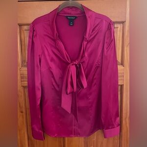 White House | Black Market Silk Blouse, size 6